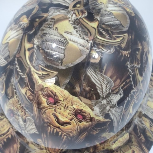 Custom hydrographic hard hat “Devil Dog Marine” - Picture 2 of 2
